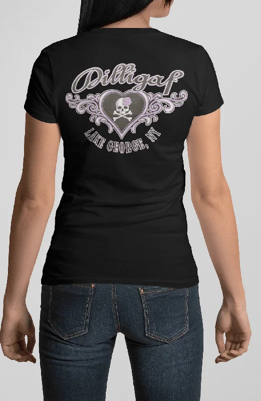 Women's Short-Sleeve BlousePurple Heart