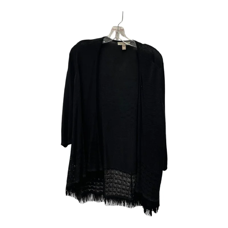 Women's Cardigan SweatersCardigan By Roz And Ali In Black, Size:2X