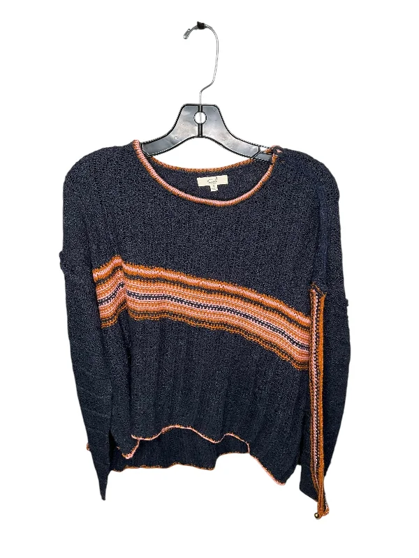 Women's Crew Neck SweatersSweater By Easel In Navy, Size: S