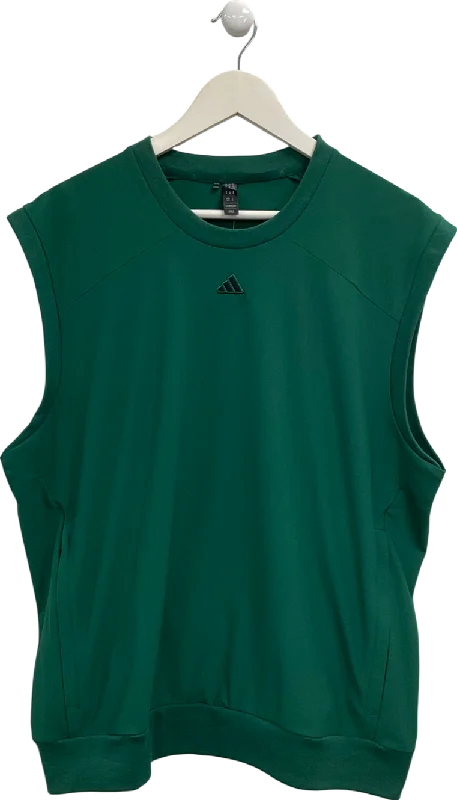 Women's Crew Neck Sweatersadidas Green Go To Golf Vest UK M