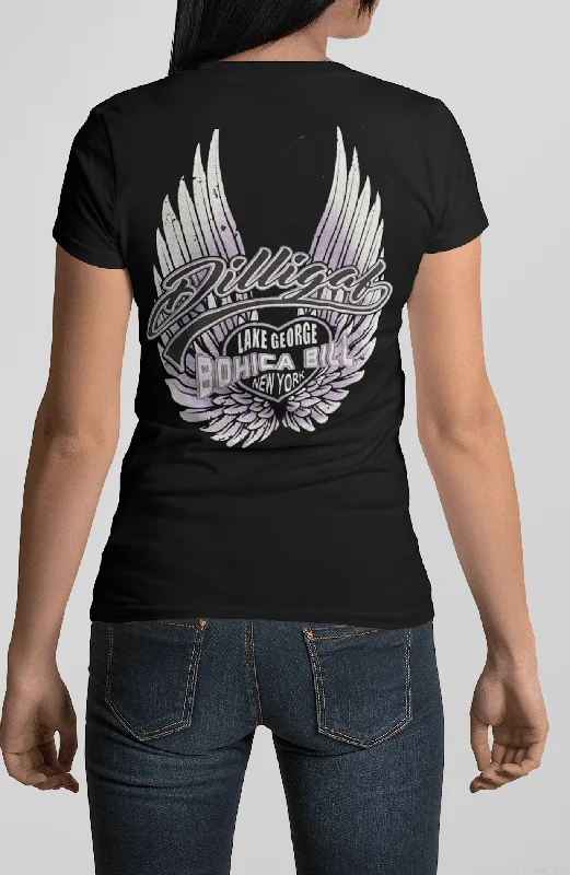 Women's Cotton BlousePurple Thunder Wings