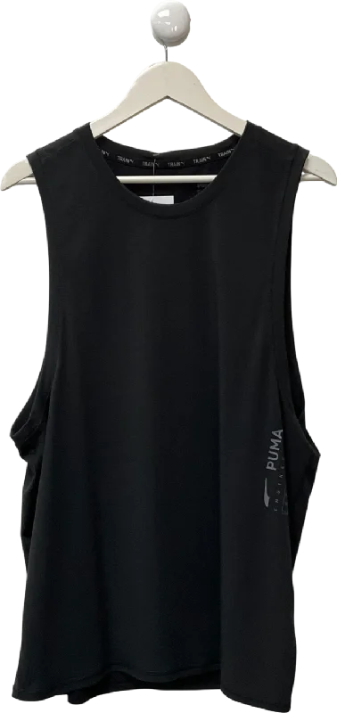 Women's Guernsey SweatersPuma Black Tank Top UK L