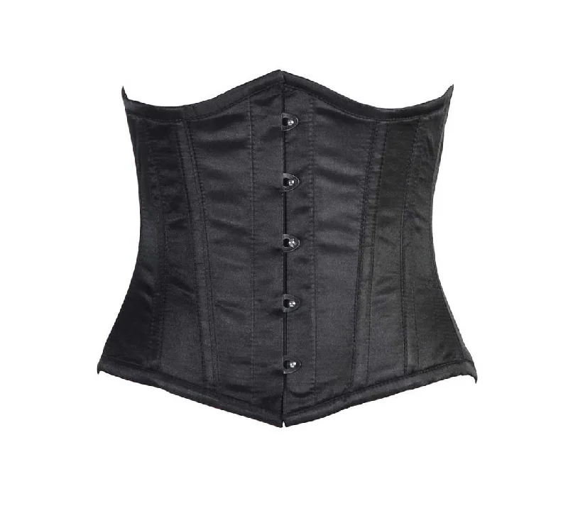 waist and hip shaper for curvesCANDY BLACK SATIN