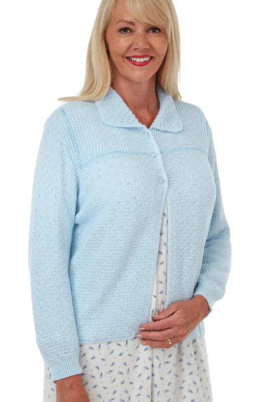 women's pajamas in soft, breathable materialsAngeline Knitted Bed Jacket