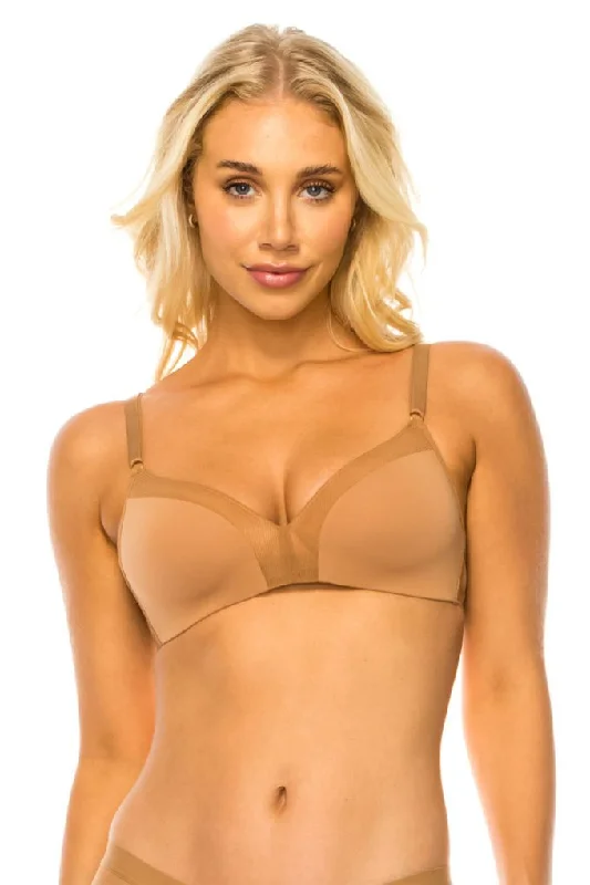 convertible halter bra with underwire supportMesh Band No Wire  Bra