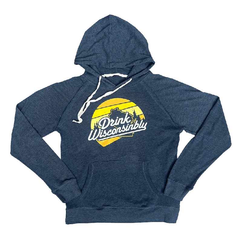 Women's Hooded Sweatshirts with Modal Lining"Sunset" Lightweight Hoodie