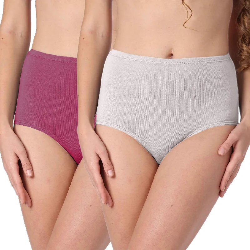 breathable mesh sports briefs for womenHipster High Waist Panty  [Pack of 2]