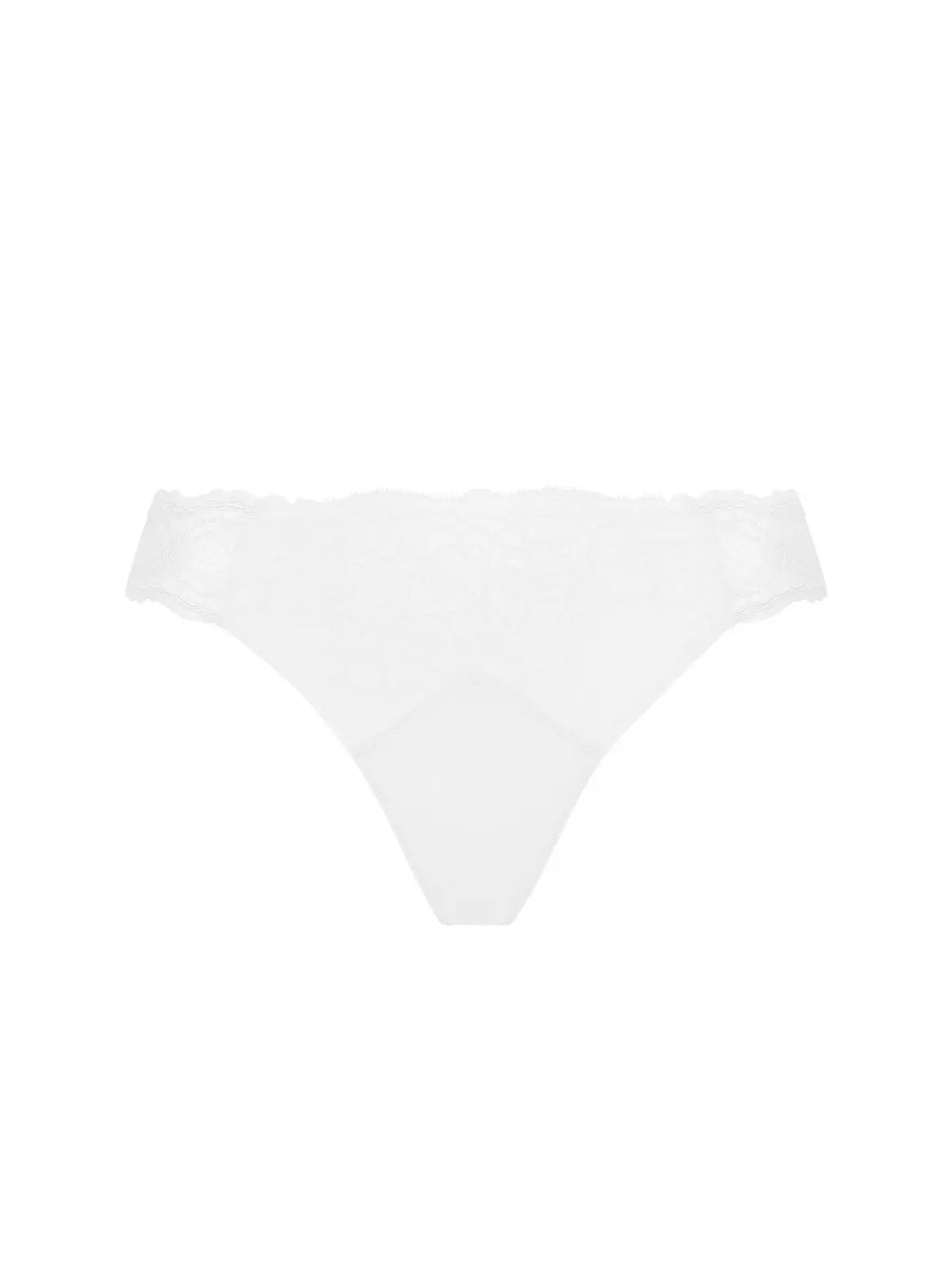 backless bra with invisible strapsBlanc Sublime en Dentelle Thong