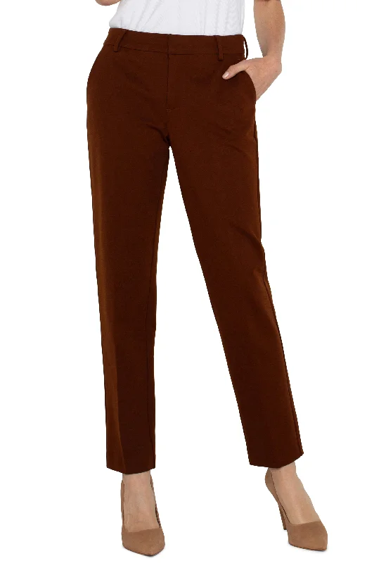 Women's Jodhpurs with V-Shaped HemKELSEY KNIT TROUSER SUPER STRETCH