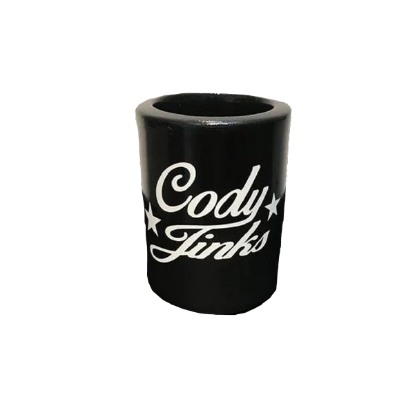 Women's Blouse with Mandarin CollarCody Jinks Script Black Foam Koozie