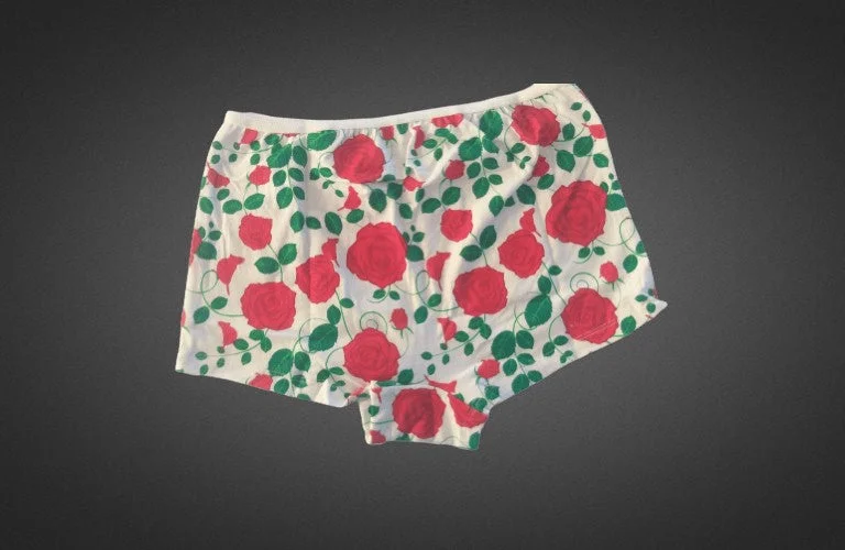 plus-size high-waisted panties with a full-coverage designThe Roses Are Red - Women's Boy Short