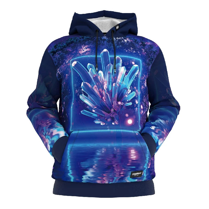 Women's Hooded Sweatshirts with Solid Color LiningNeon Treasure Hoodie