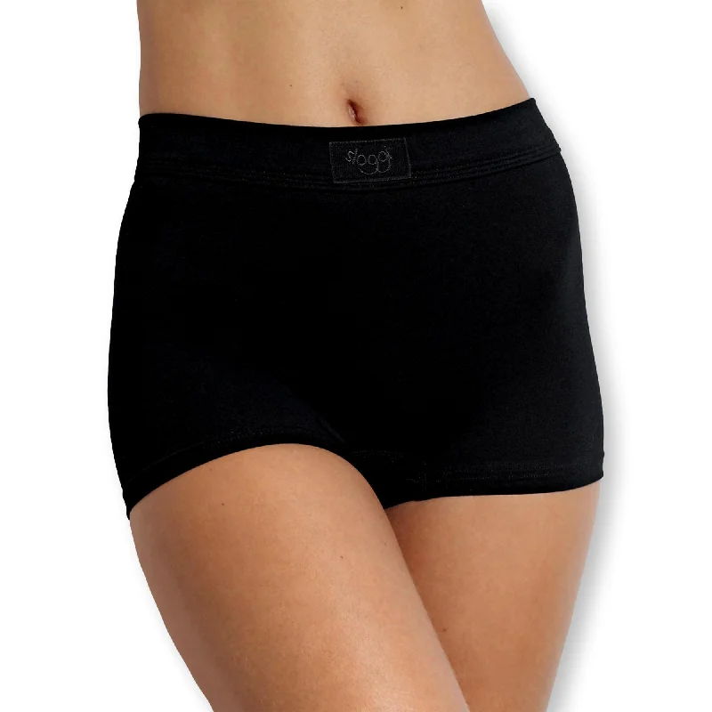 moisture-wicking seamless panties for womenSloggi Double Comfort Short - Black