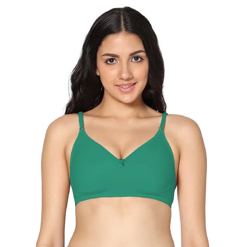 plus-size sports bra with mesh panelsFull Coverage T-Shirt Bra by Soha