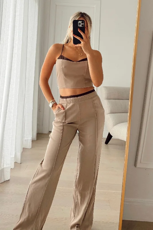 Women's Jumpsuits with Rounded CollarORIANA SET