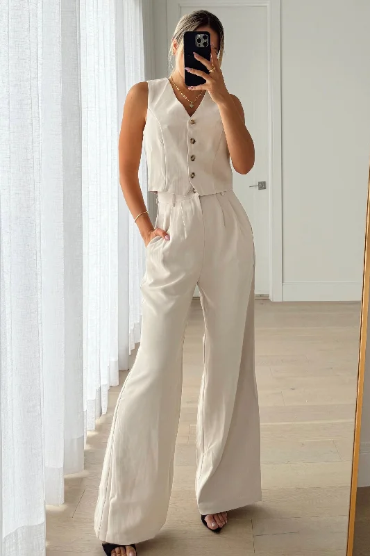 Women's Jumpsuits with Keyhole CollarNORMA SET