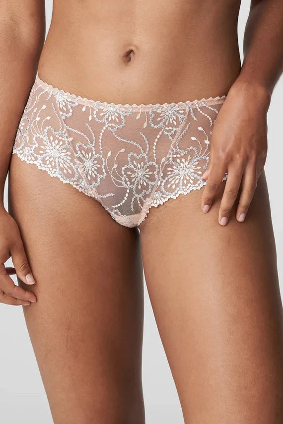 stretch lace panties with a sheer overlay for a seductive appealMarie Jo Jane Luxury Thong 601331