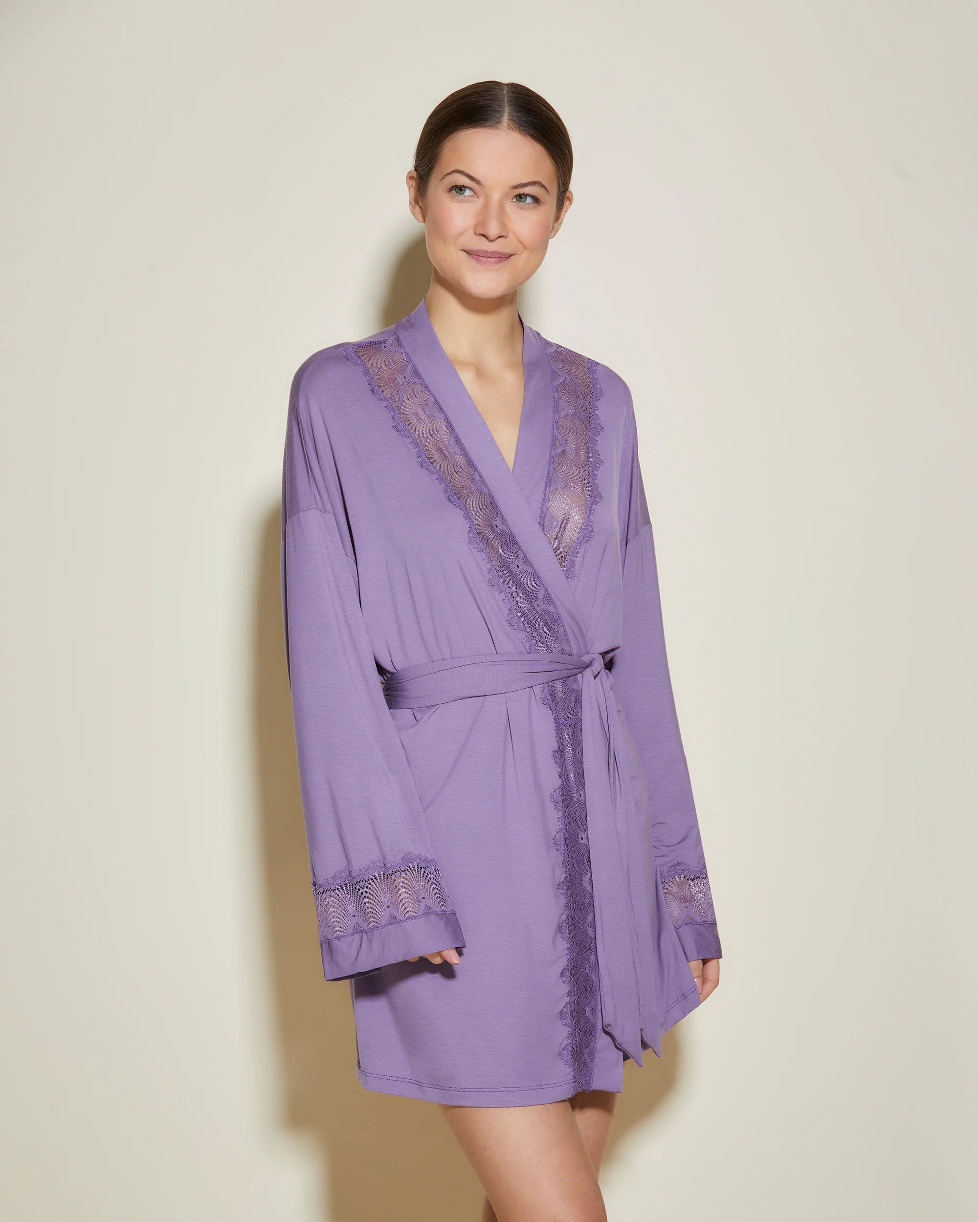 women's pajamas with a comfortable fitCosabella Allure Sleep Modal Kimono Robe