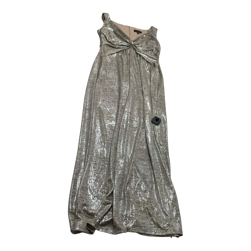 Women's Sweetheart-Neck DressesDress Party Long By Connected Apparel In Silver, Size: Mp