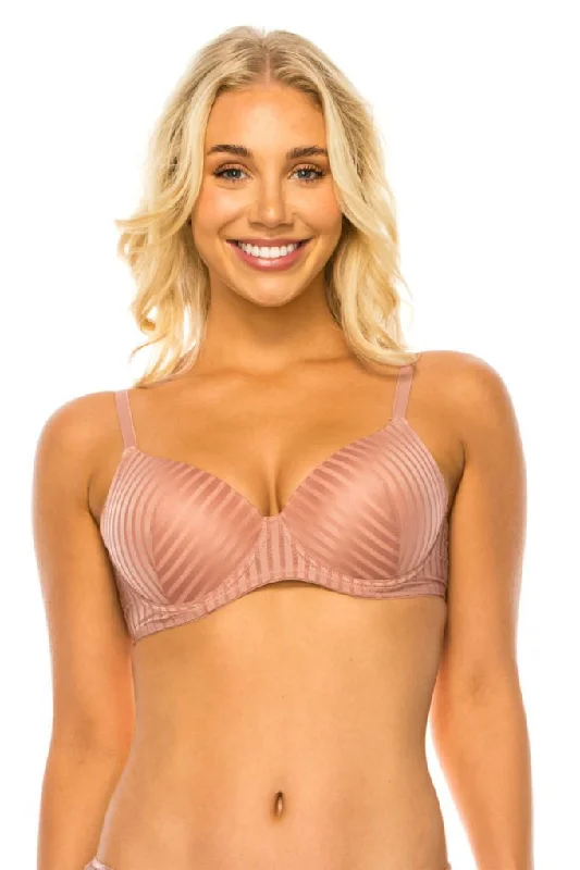 seamless bra for sensitive skinStripe Lace Bra