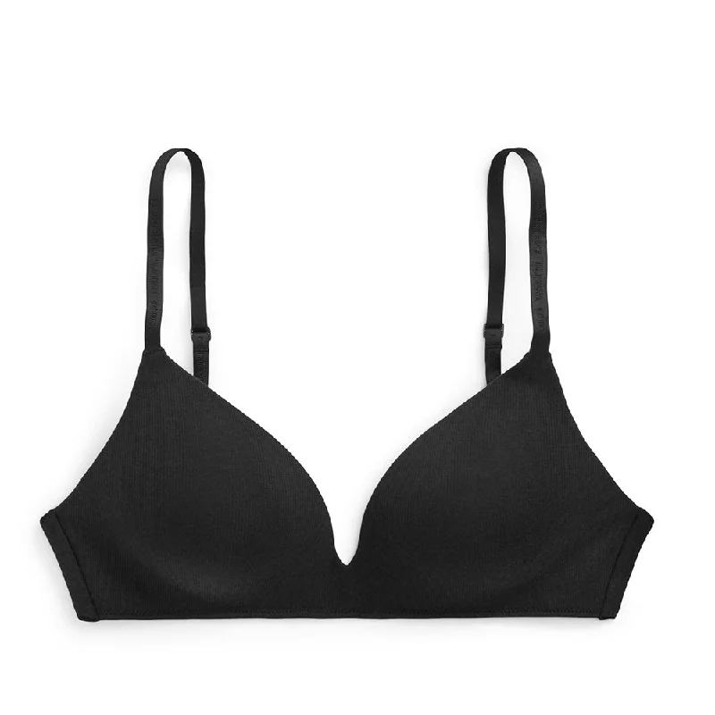 front-closure bra for easy dressingPolo Ralph Lauren, Wireless Plunge Bra, espresso