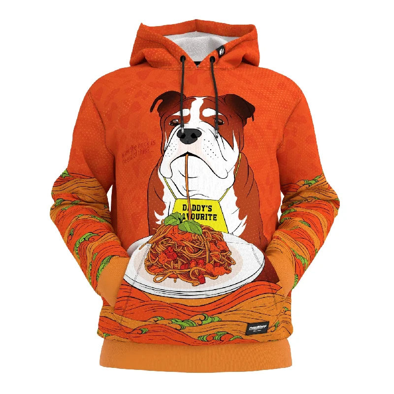 Women's Hooded Sweatshirts with Welt PocketsImpossible Spaghetti Hoodie