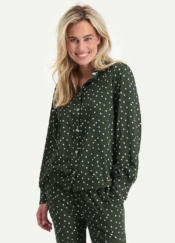 women's pajamas with pockets on the chestShirt Lange mouw 250131 769