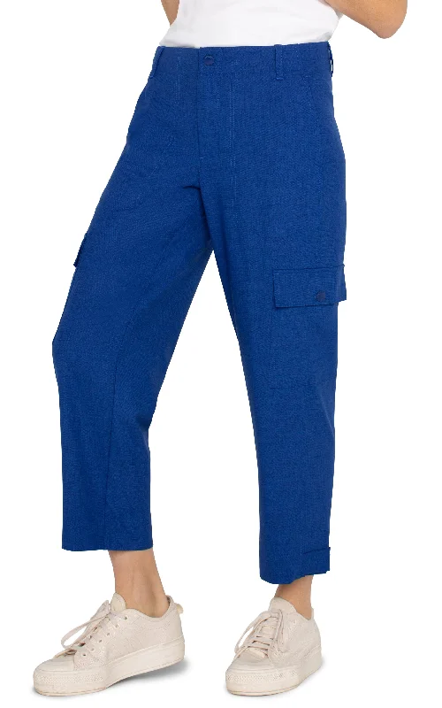 Women's Jodhpurs with PocketsCARGO CROP WITH TAB HEM