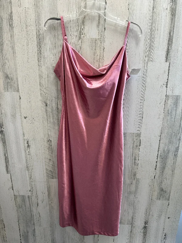  Women's A-Line DressesPink Dress Casual Maxi Clothes Mentor, Size Xl