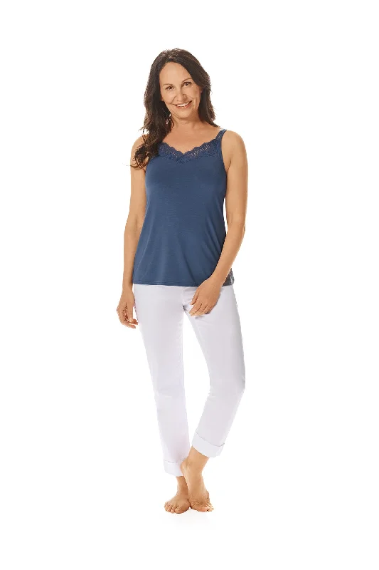 women's pajamas for those who value qualityAlessia top mmc 44925 indigo blue