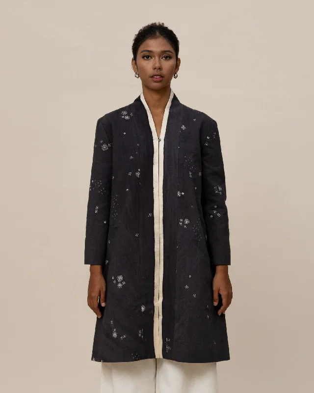 Women's Blouse with HoodSERIBU BUNGA - Kebaya Coat