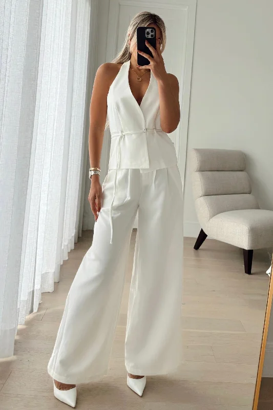 Women's Jumpsuits with Low CollarALI SET