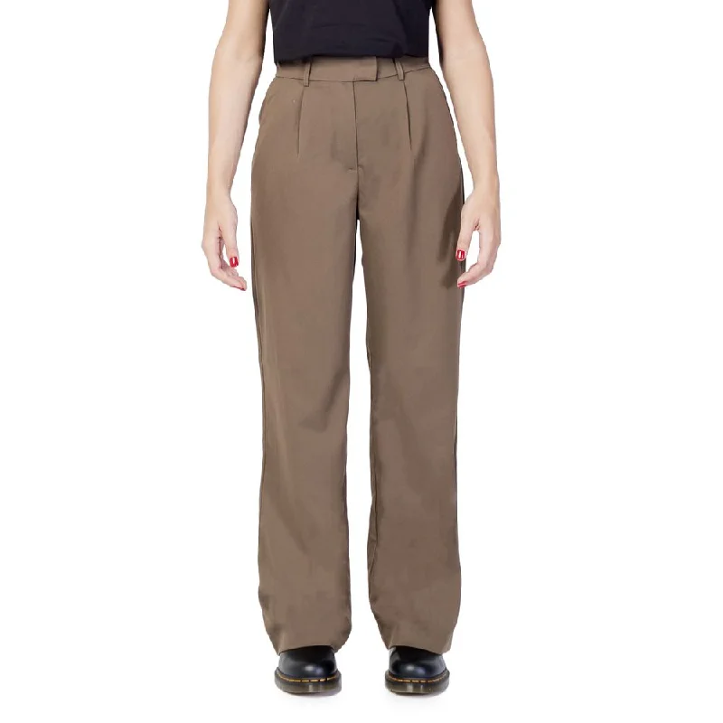 Women's Jodhpurs with High CollarVila Clothes  Polyester Jeans & Women's Pant