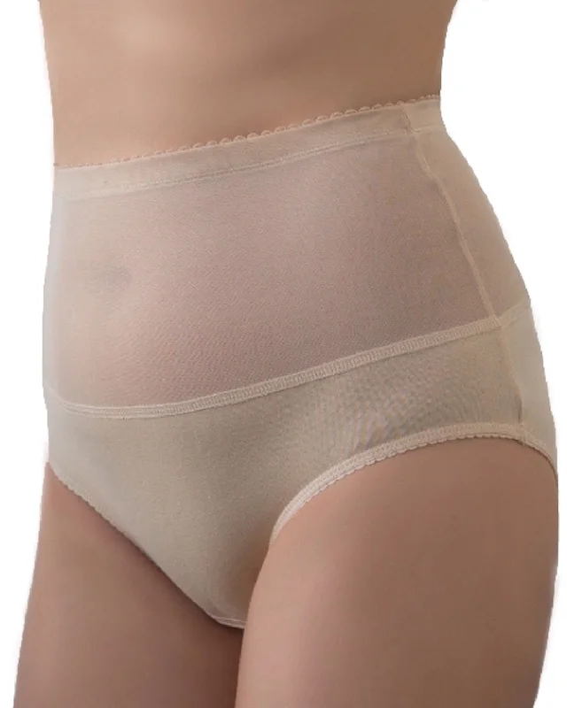 moisture-wicking mesh panties with a breathable modal lining for intense workoutsPlus Size High-waist Panties Full Coverage, Procyon