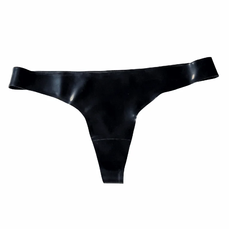 plus-size lace hipster panties with a tummy tuckerLatex Low Rise Thong Panties/Knickers