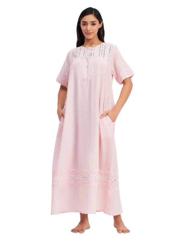 women's pajamas for all-night comfortVictorian Maxi Dress Short Sleeve