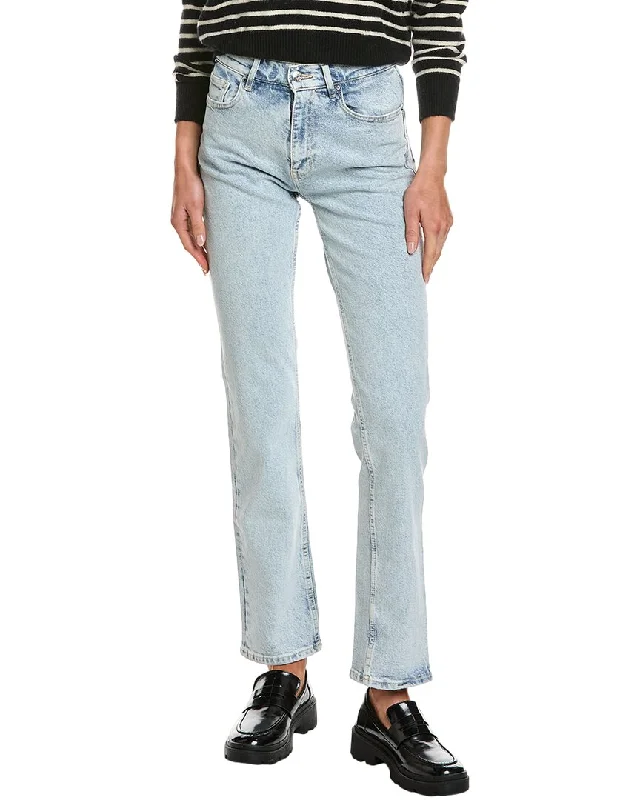 Women's JodhpursBOSS Hugo Boss Ada Light Blue High-Rise Straight Jean