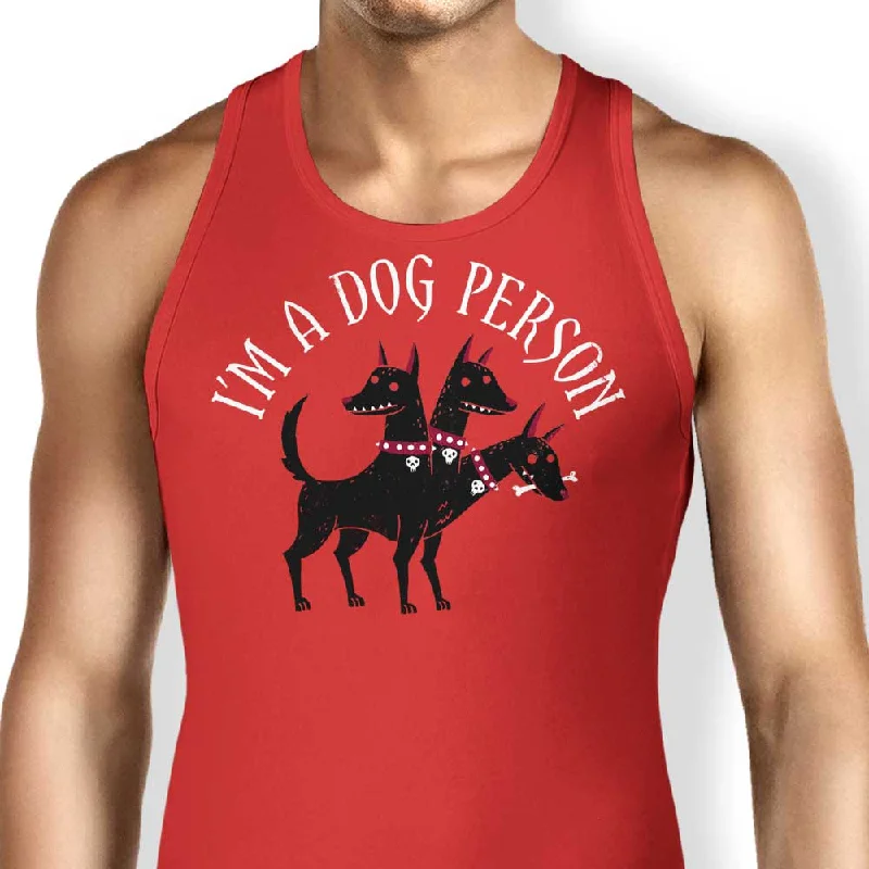 Women's Blouse with Long LengthDog Person - Tank Top