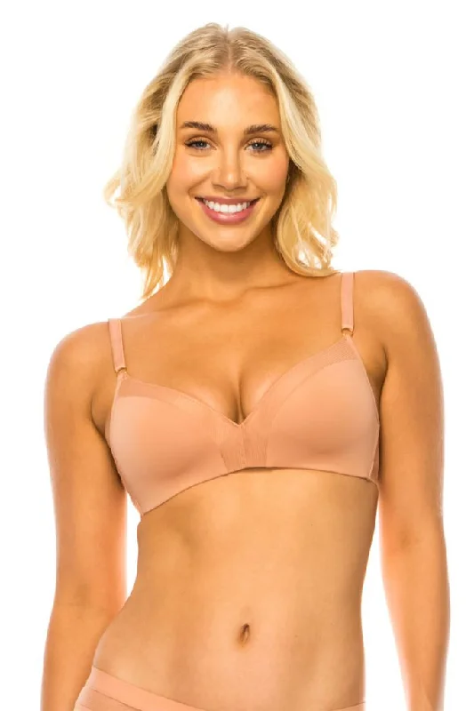 plus-size smoothing bra for dressesMesh Band No Wire  Bra