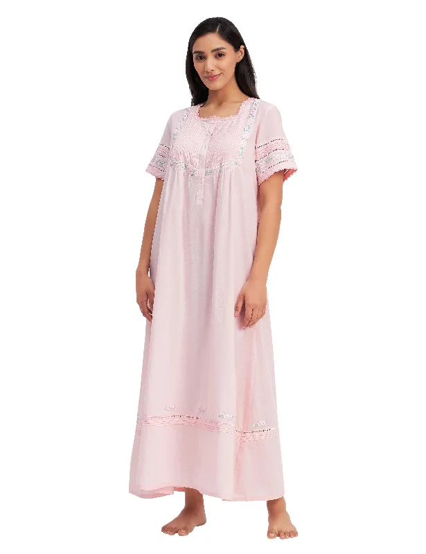 women's pajamas with a blend of comfort, style, and functionalityVictorian Maxi Dress Short Sleeve