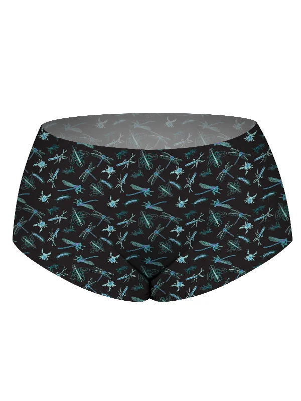 moisture-wicking sports underwear for womenAiraModal™ Iridescent Insects Boy Short