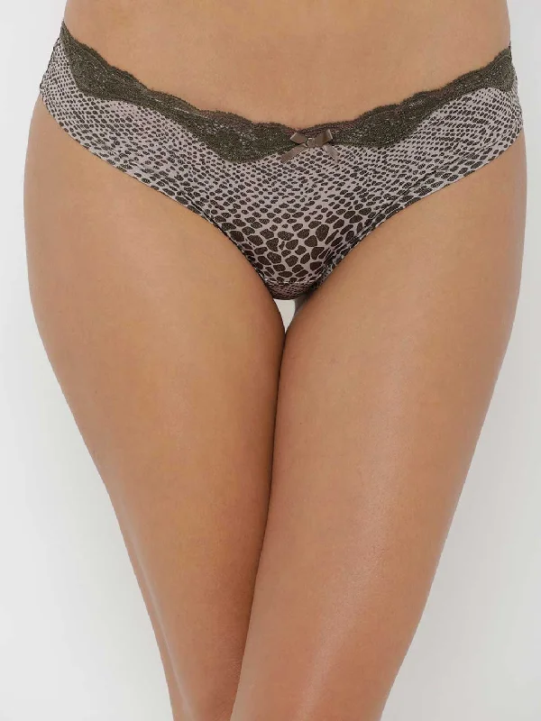 plus-size lace panties with a high-waisted design for all-day comfortAnimal Printed Panties