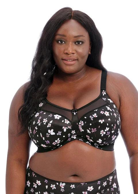 plus-size lace overlay nursing braKayla Sakura Non Wired Bra