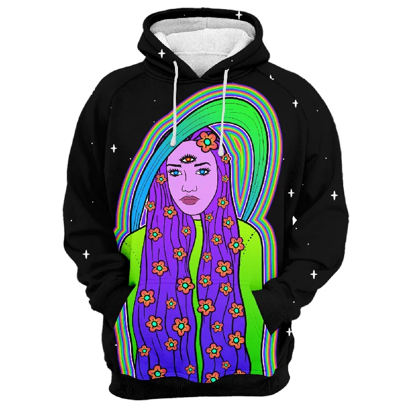 Women's Hooded Sweatshirts with Magnetic ClosureTime Travel Hoodie