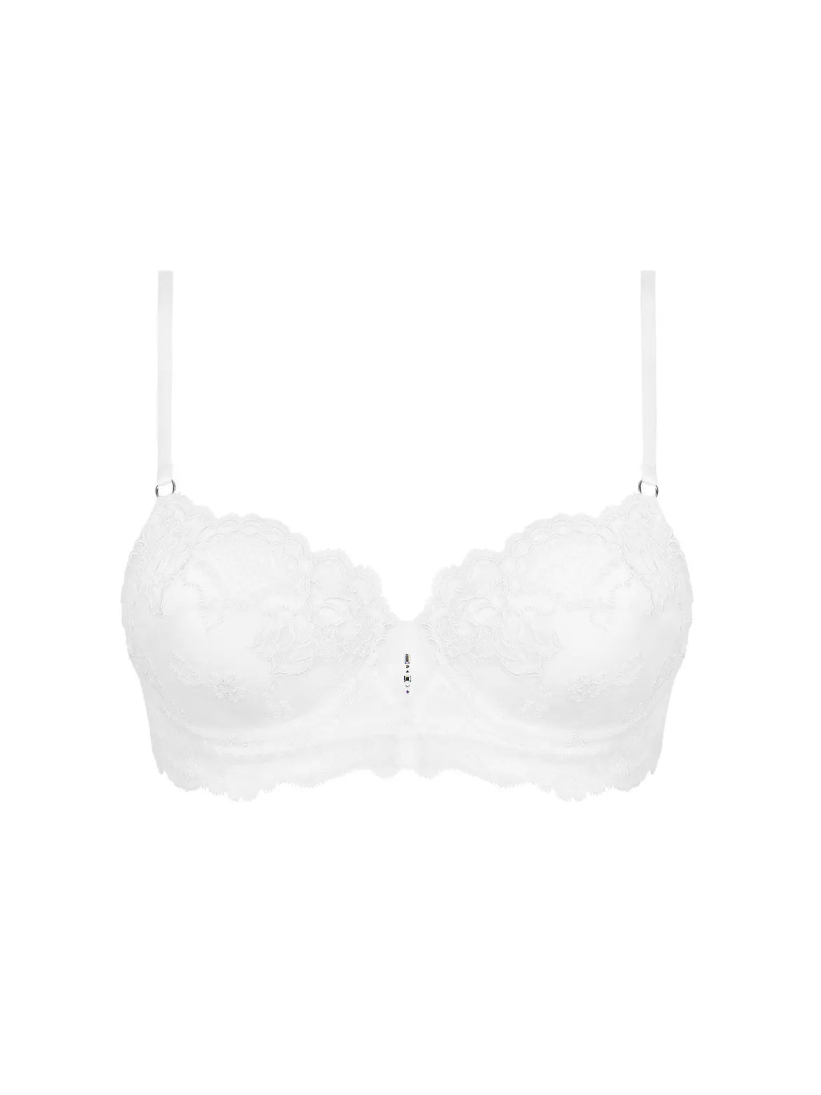 mastectomy form-fitting braBlanc Sublime en Dentelle Demi Bra