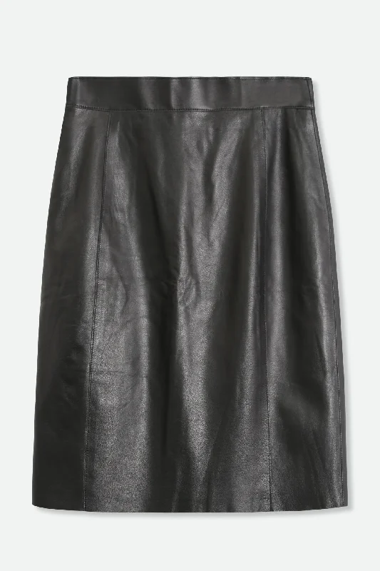 Women's Knit SkirtsSOLANGE LEATHER TUBE SKIRT