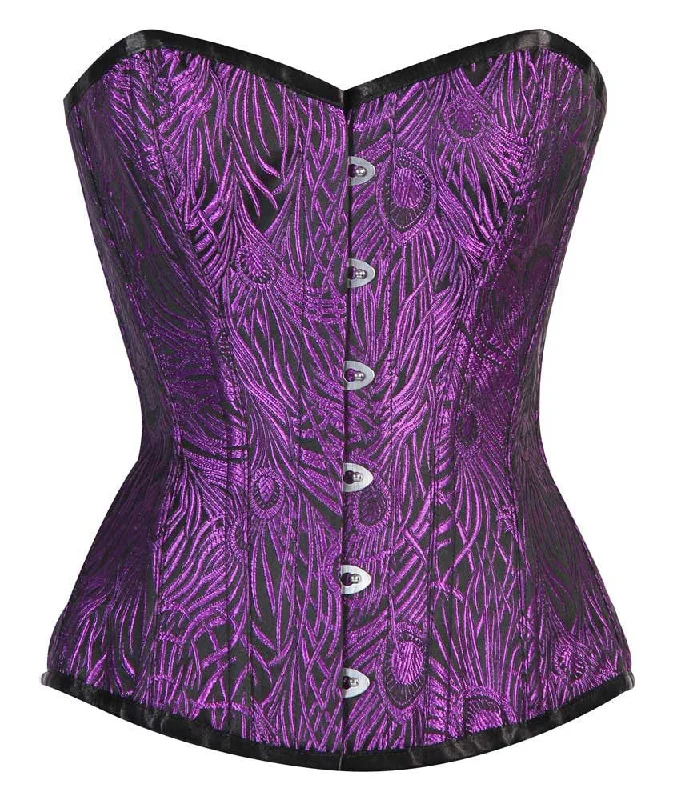 lightweight shapewear for casual wearELEGANT PURPLE FEATHER (PEACOCK)