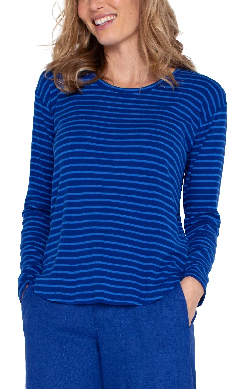 Women's Dress PantsLONG SLEEVE SCOOP NECK TOP