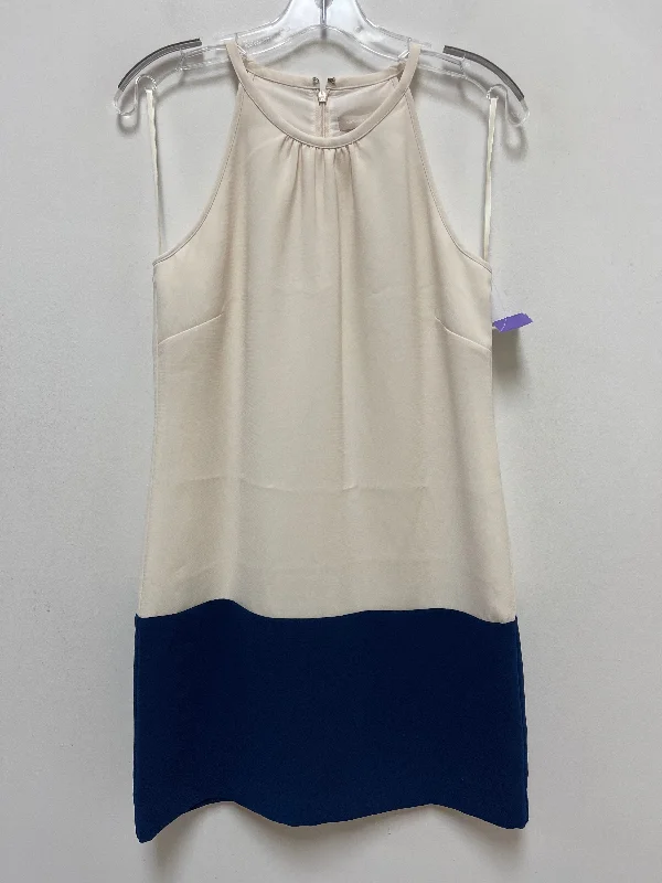 Women's Collarless DressesCream Dress Casual Short Banana Republic, Size Petite   S