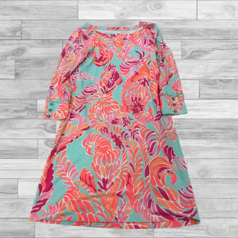 Women's U-Shaped Collar DressesMulti-colored Dress Casual Short Lilly Pulitzer, Size Xs